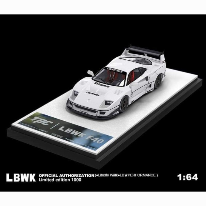 PROMO PO TPC LBWK FERRARI F40 WHITE TERBARU