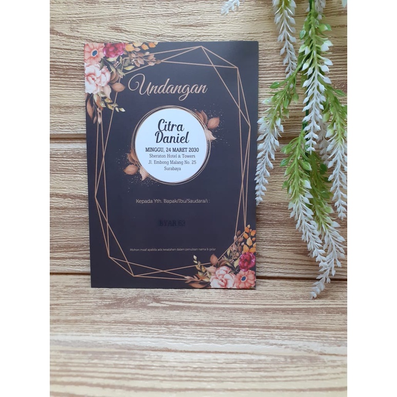 Blangko Undangan Byar 63 Murah