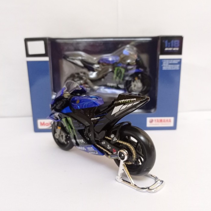 HOT SALE DIECAST MOTOGP YAMAHA MONSTER 21 FRANCO MORBIDELLI MINIATUR MOTOR GP TERLARIS