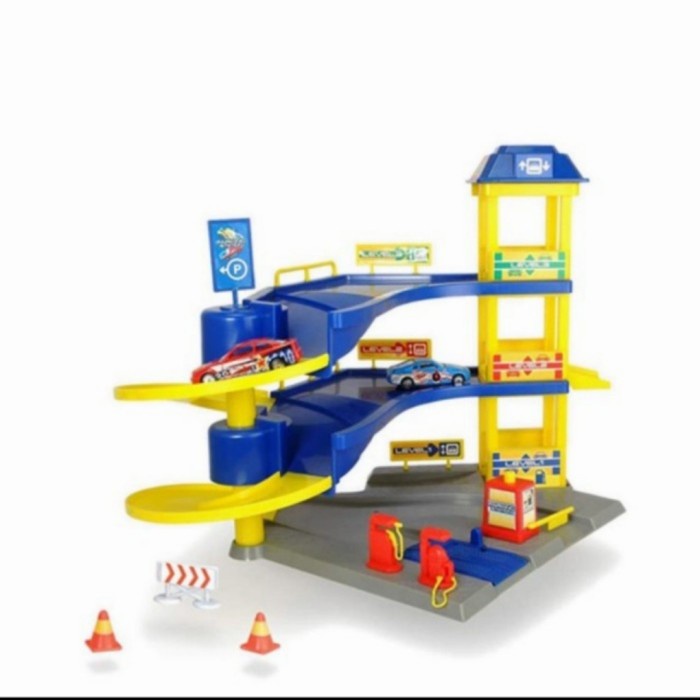 PROMO DICKIE TOYS PARKING STATION PLAYSET ORIGINAL TERMURAH