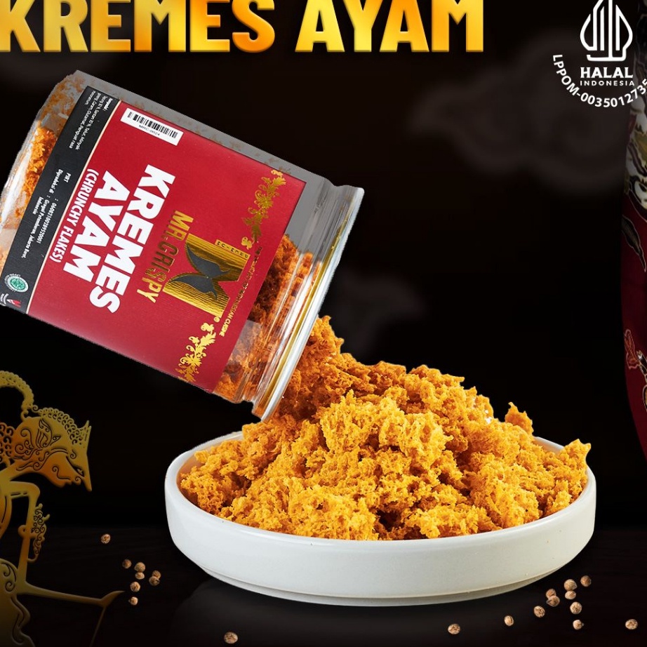 

PDXR0993 DISKON!!!!!!! Kremes Ayam/Kremesan Ayam Goreng Mr.Crispy