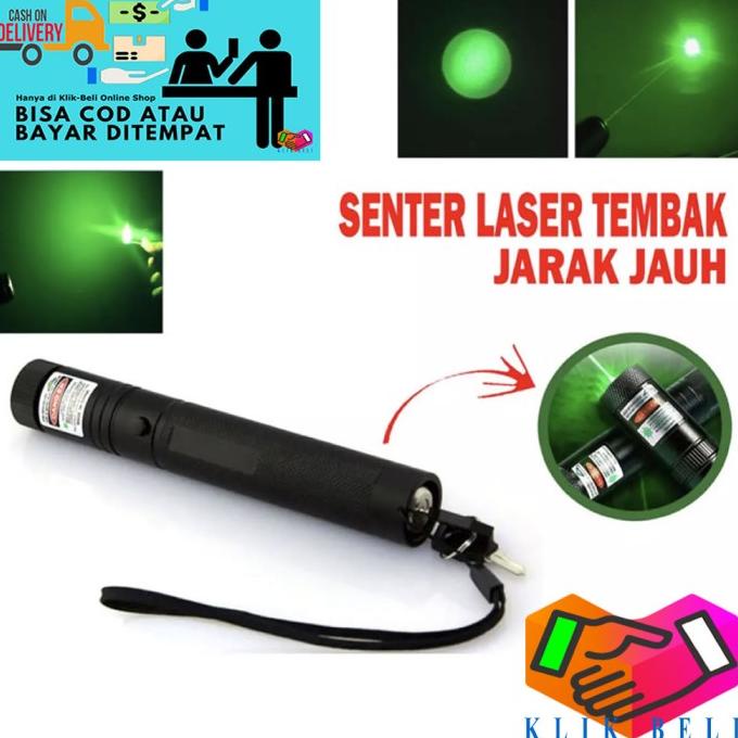 Best Sales Green Laser Pointer 303 / Senter Jarak Jauh Presentasi Rechargeable Original