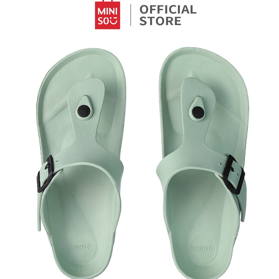 MINISO Sandal Jepit Wanita Sandal Fashion  Flip Flops Nyaman Model Kapal Sendal Kolam Renang Pantai 