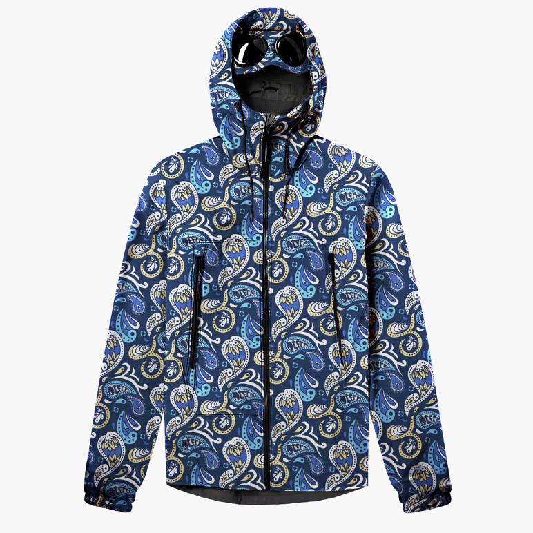 BEST SELLER PAISLEY GOGGLE JACKET NAVY OUTFIRM purndans