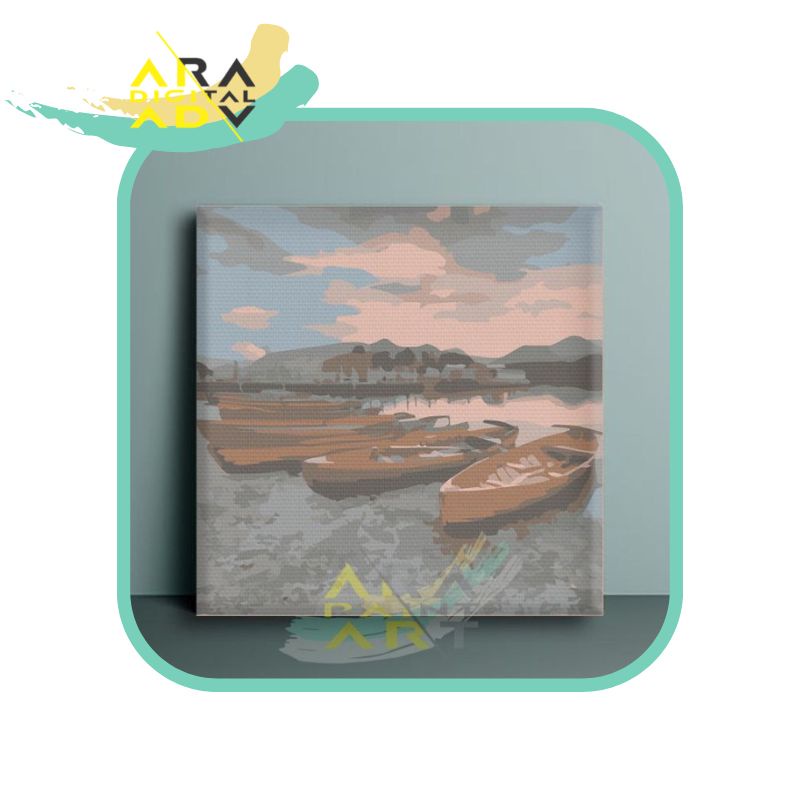 

VKK LAKE SERIES PAINT BY NUMBERS KIT I PAINTING I PAINTING BY NUMBER I KADO WISUDA I KADO UNIK E34