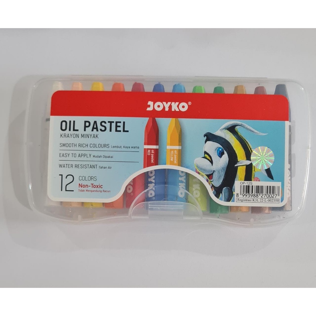

HQM CRAYON JOYKO 12 WARNA EMY