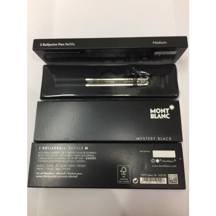 

Best Seller Isi Pulpen Refill Montblanc Original Ballpoint Black