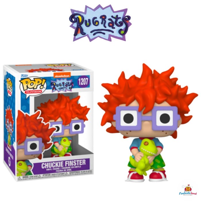 PROMO ORIGINAL FUNKO POP TELEVISION RUGRATS - CHUCKIE FINSTER #1207 TERLARIS