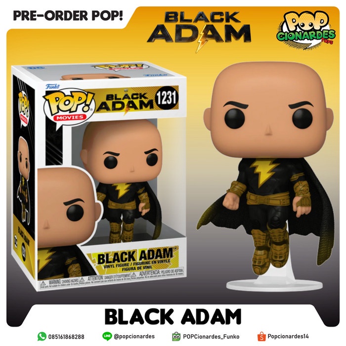 FLASH SALE FUNKO POP DC - BLACK ADAM - BLACK ADAM #1231 TERLARIS