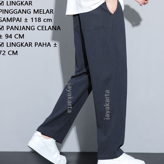 TERPERCAYA. Celana Panjang Pria Dewasa Celana Cargo Pria Murah Panjang Bahan Katun Japan Drill Celan