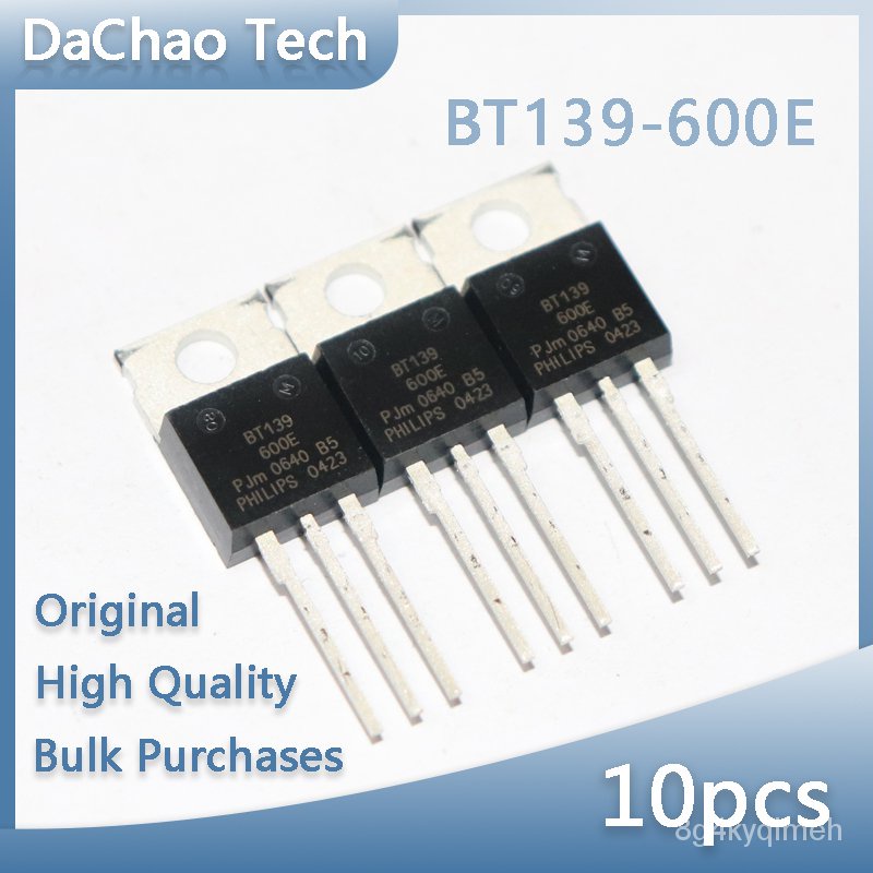 ✅&10pcs BT139-600E 600V 16A TO-220 Phi SCR Original New