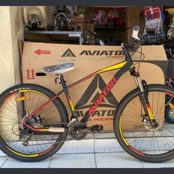 sepeda gunung 27,5" AVIATOR 2692 AM Fork bisa LOCK 27 SPEED