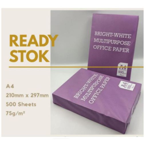 

[Grab/Gojek] Termurah ! Kertas Fotocopy Print Hvs A4 Bmo 75 Gr Box Dus