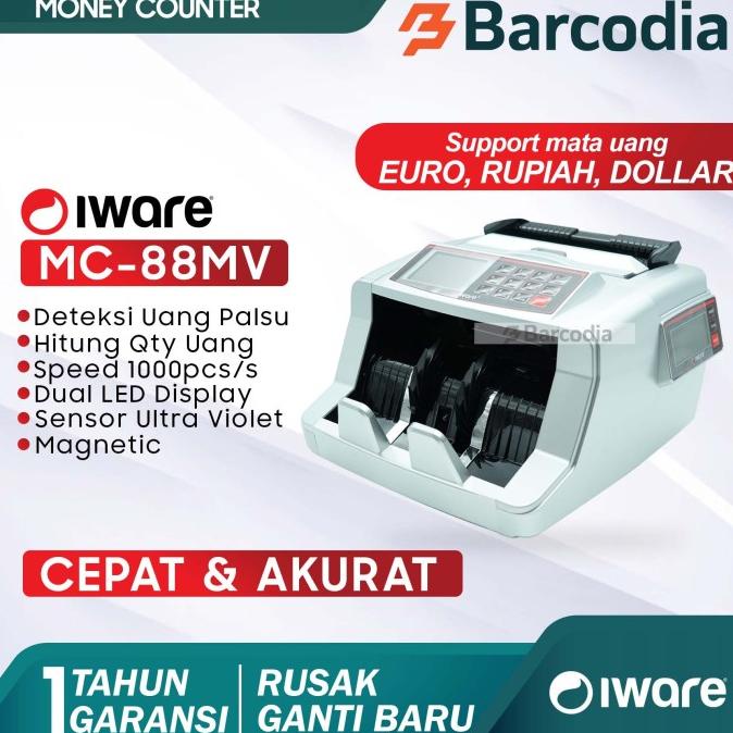 Iware Mesin Penghitung Uang Mc 88Mv Money Counter Mc88Mv Original