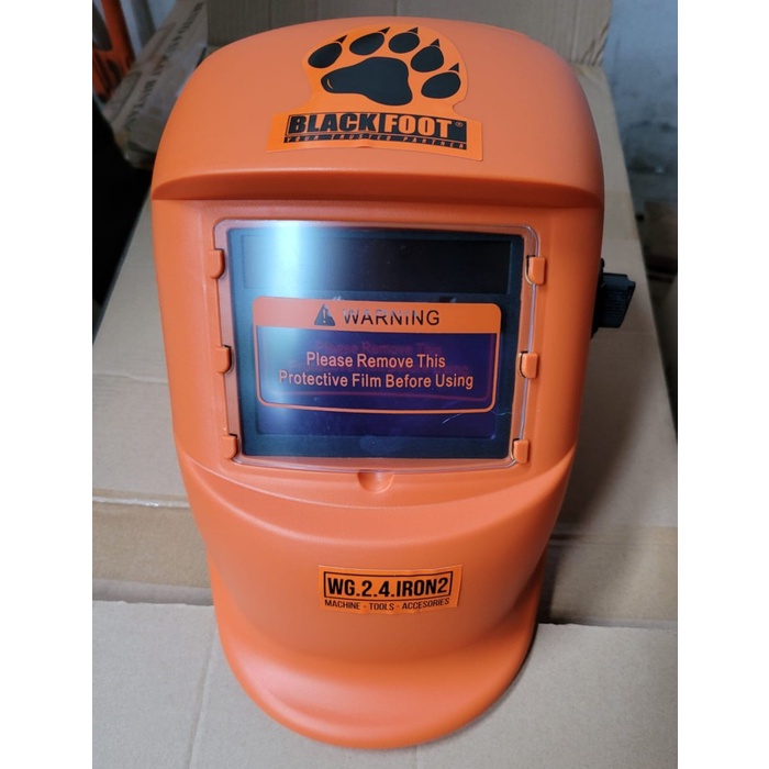 ALAT KESELAMATAN KEDOK LAS OTOMATIS REDFOX HELM LAS AUTO DARK ORIGINAL