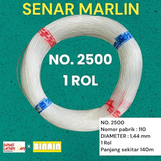 ~~~~~] senar layangan bening ukuran 2500