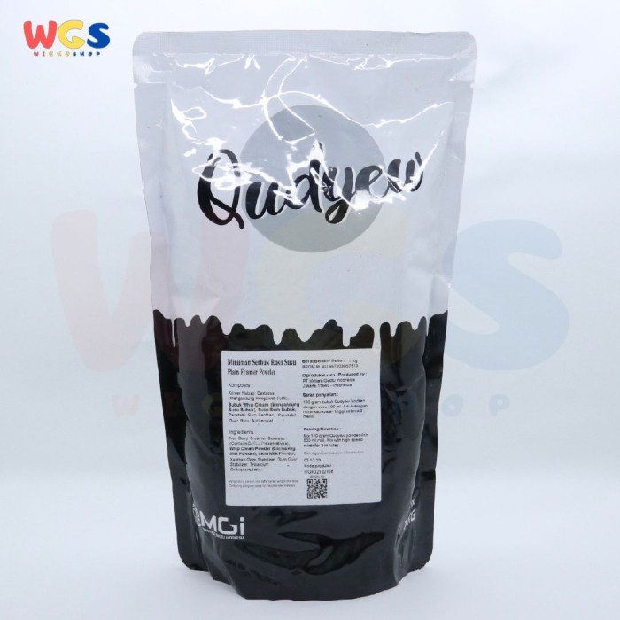 

Qudyew Plain Foamer Drink Powder numan Bubuk Rasa Susu 1kg