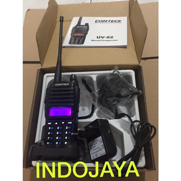 indojaya, HT Handy Talkie Walkie Talkie Comteck UV-82 / UV82 Dual Band original bergaransi termurah