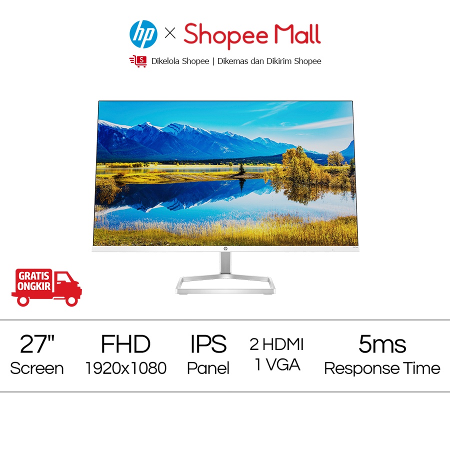 HP M27fwa Monitor - Speaker Inter 27'', FHD (1920 x 1080 @ 75 Hz)