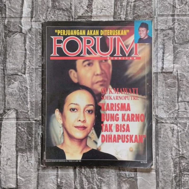 Majalah Forum - Gus Dur - Yusril Ihza Mahendra - Soekarno - Sukmawati Soekarnoputri - Marsinah - Sri