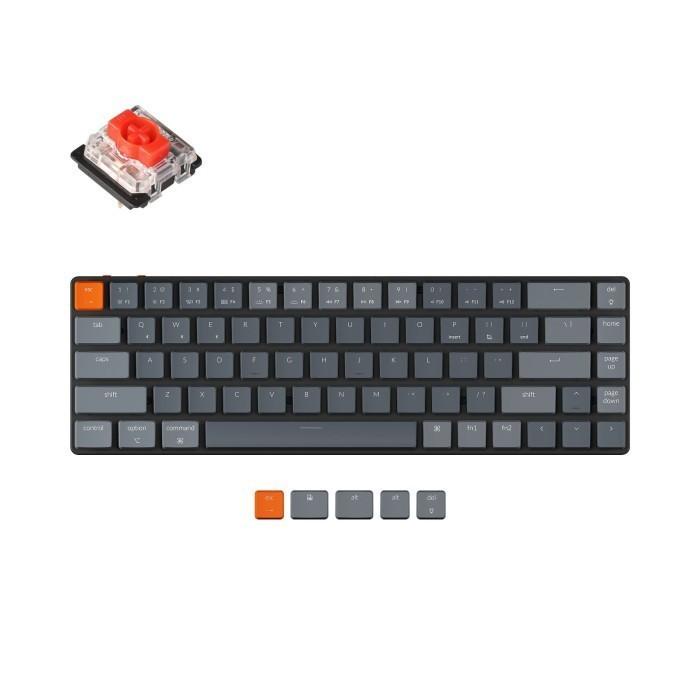 Keychron K7 Keyboard Mekanis Nirkabel Ultra-slim 65%