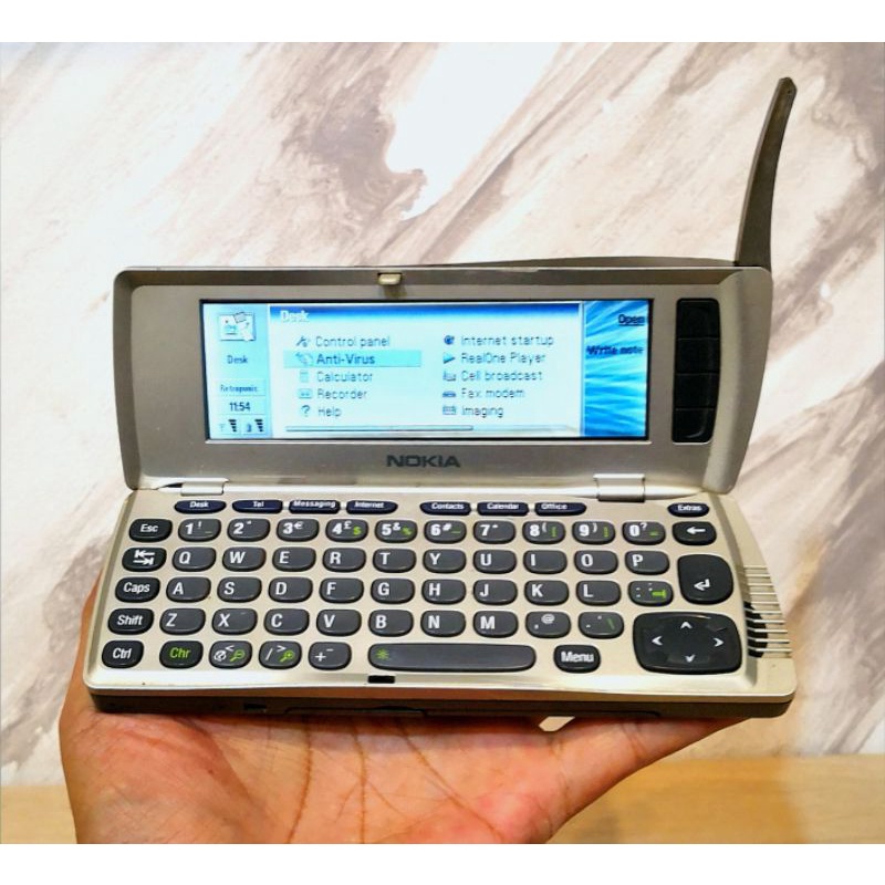 Hp jadul Nokia 9210 mulus hp Comunicator led lcd RGB Hp antik hp unik hp langka nenek nokia e90