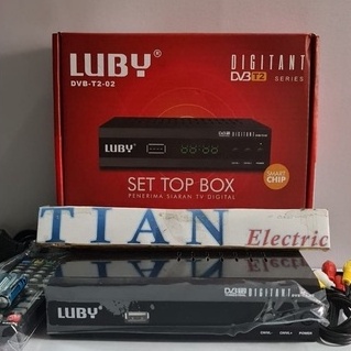 ❃FTQ LUBY DVB-T2-02 Set Top Box TV Receiver ❉ D →