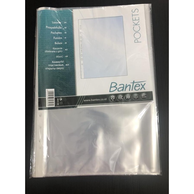 

Terlaris Pp Pocket F4 Bantex Isi 20 Lbr