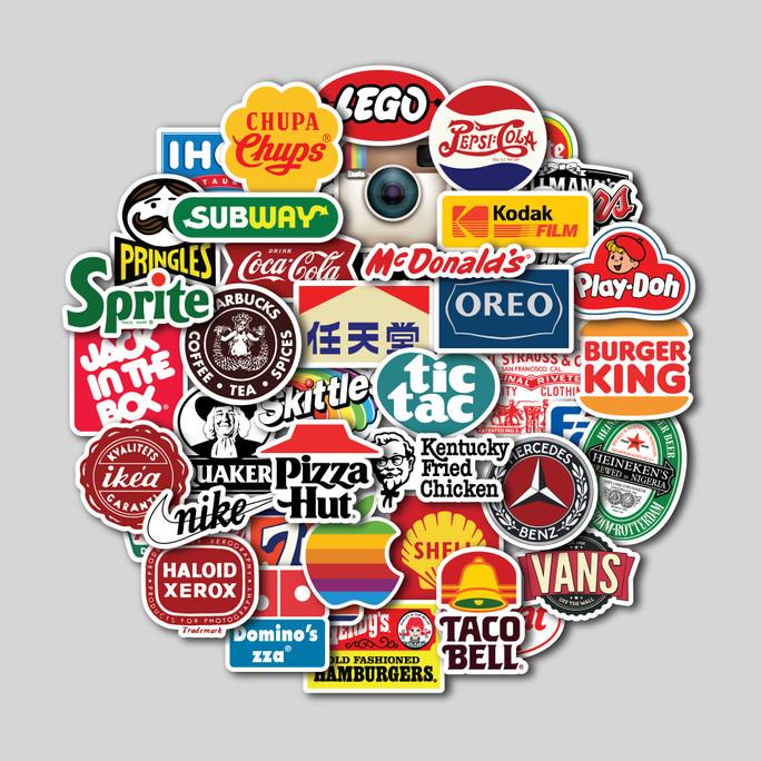 

Terbaru Sticker Pack Old Retro Logo | Stiker Tumbler Laptop Koper Helm