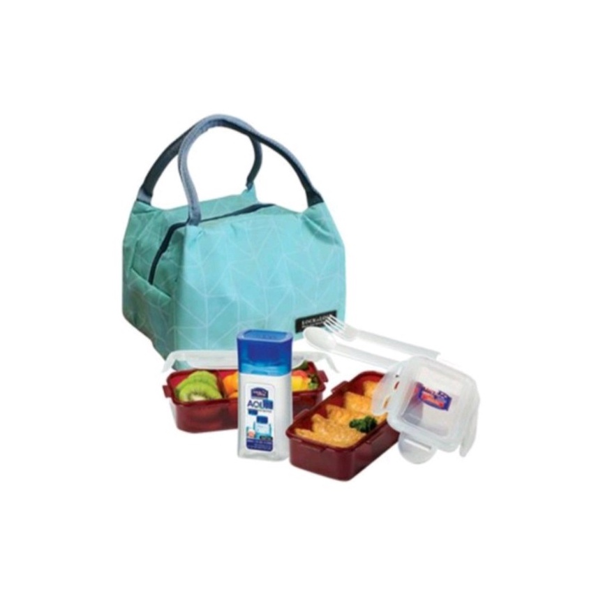 HARGA TERMURAAH. Lock & Lock Lunch Bag Set /New Lock&Lock Lunch Box Lock n Lock