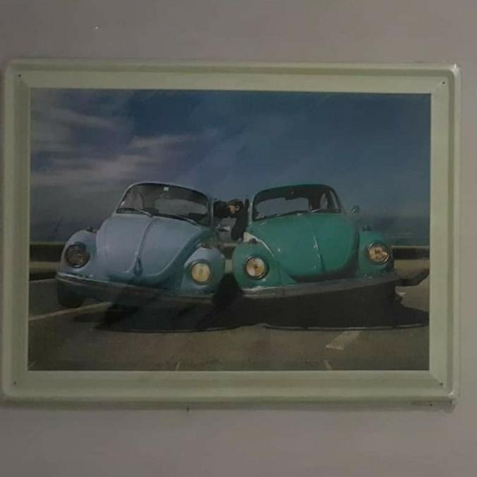 

Poster Collector Metal Signs VW Volkswagen Beetle Kombi Samba T2