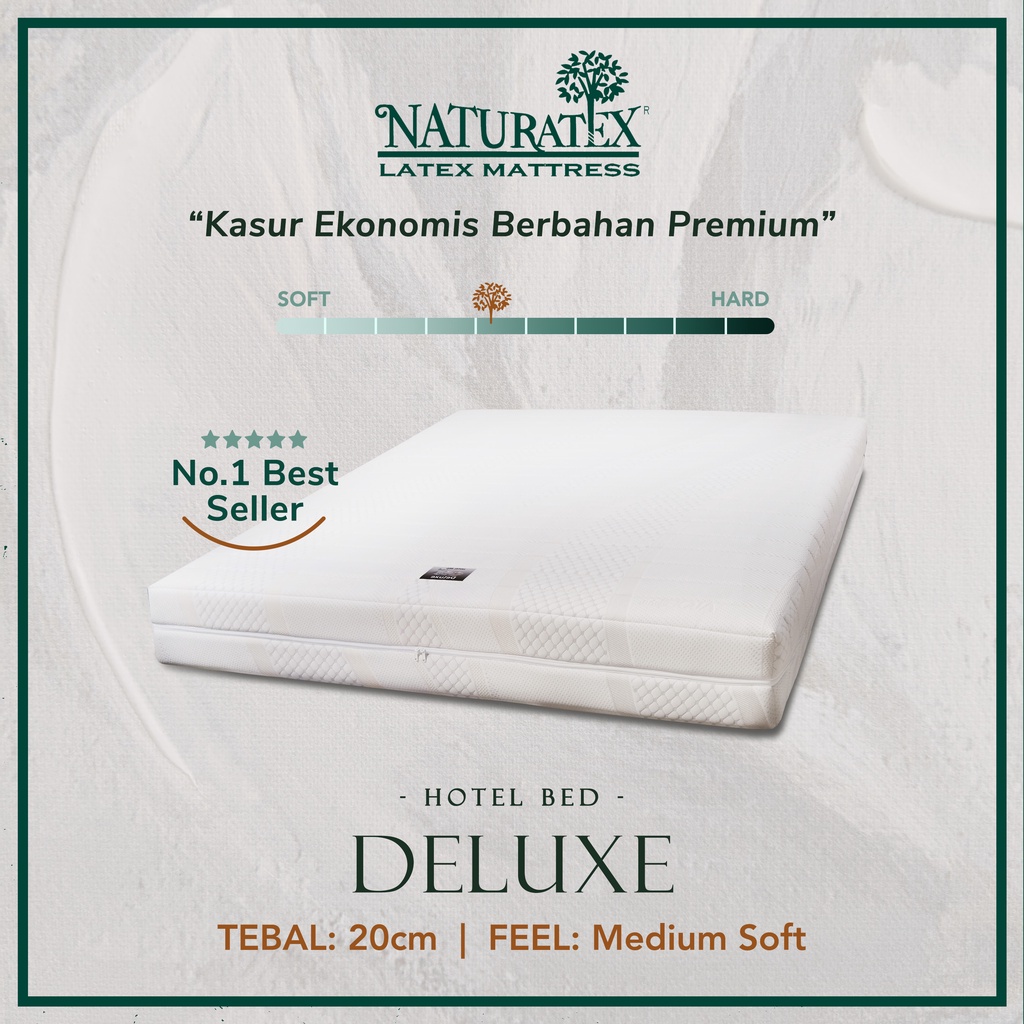 Naturatex Kasur Latex Medium Soft - Hotel Bed Deluxe 20cm