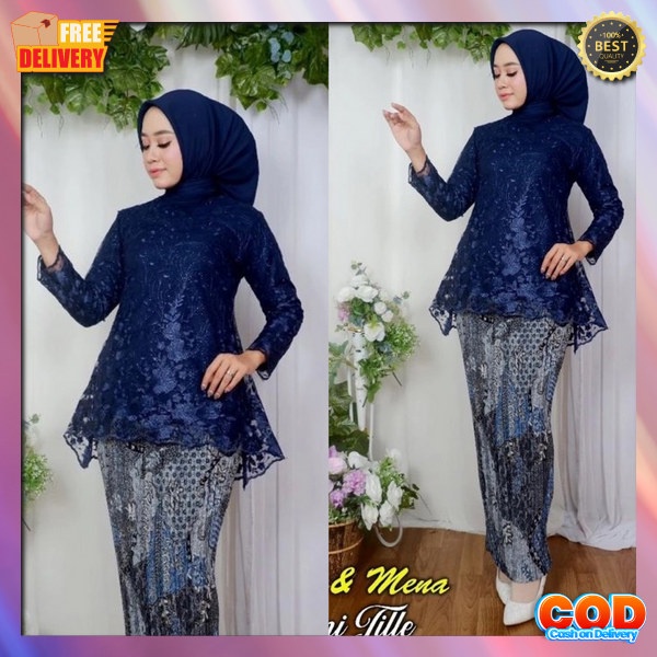Set Rok Ootd Kebaya Premium Kondangan Premium Moderen Kebata Brokat Remaja Lamaran Tunangan Onset Re