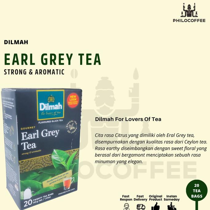 

Teh Dilmah Earl Grey (20 x 2gr) | Tag Tbag | Teh Celup | Non-Amplop