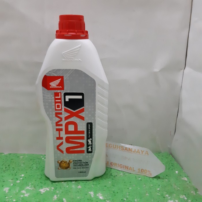 Oli Honda AHM OIL MPX 1 1200 ML / 1.2 liter 10W-30 SL JASO MA terlaris