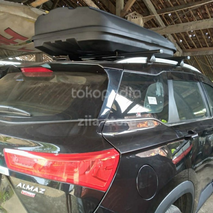 Terlaris Roof Box Mobil Universal 550 Liter Black Shark
