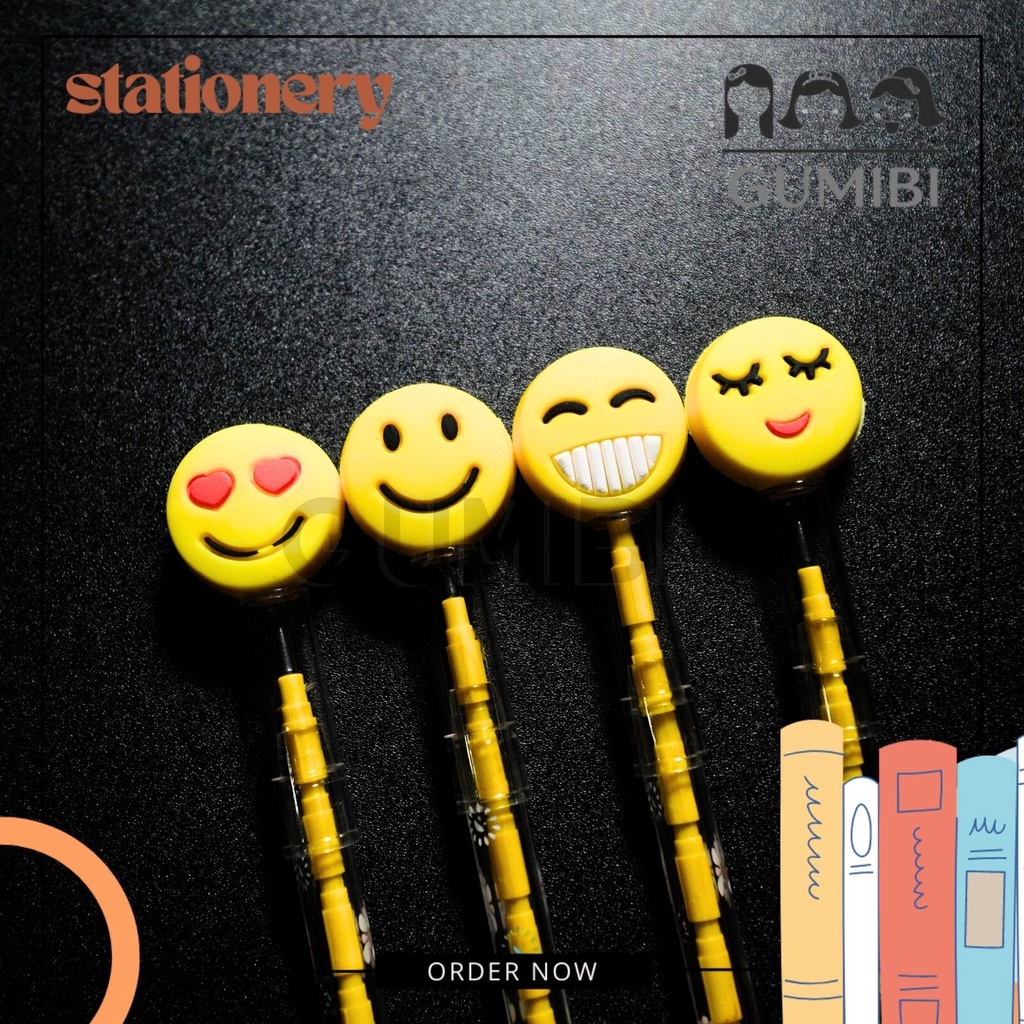 

PENSIL SUSUN EMOJI PENSIL BENSIA PELURU EMOTICON SENYUM HATI LUCU PENSIL MURAH UNIK TERMURAH