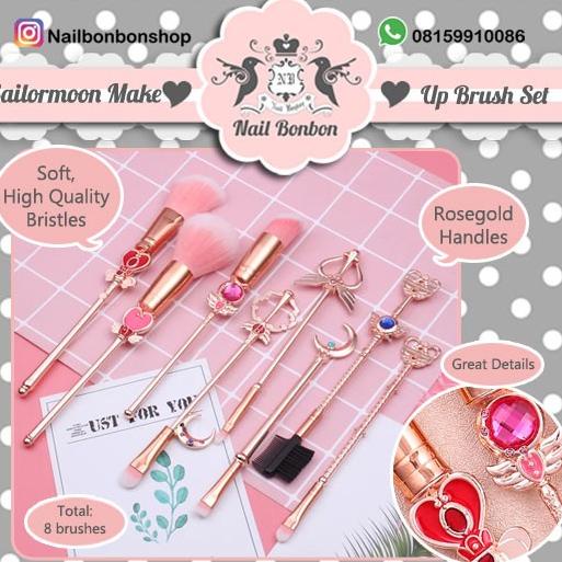 Sailormoon Make Up Powder Lip Concealer Eyeshadow Eyebrow Blush Brush