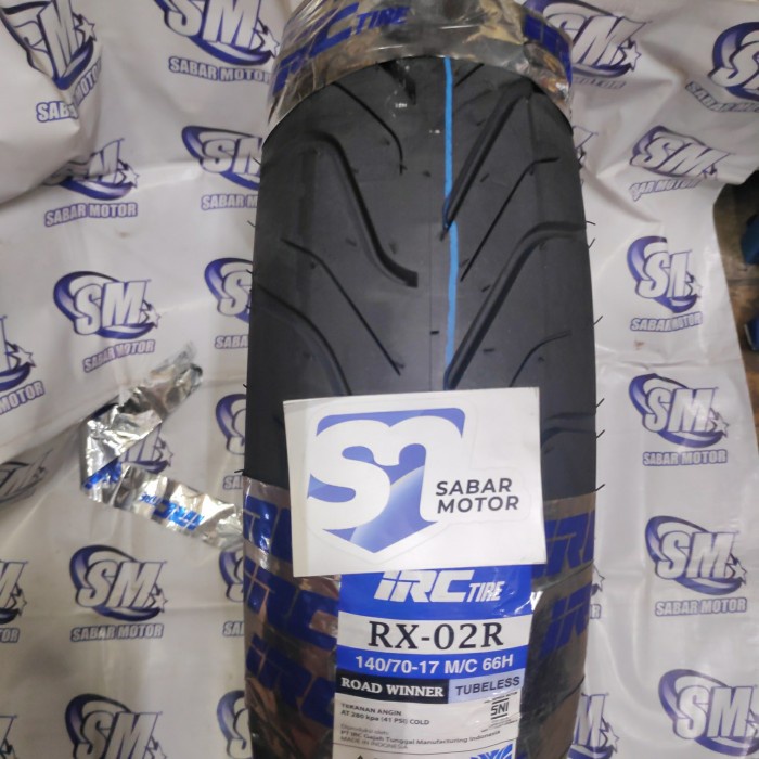 ban irc 140/70-17 rx02 r / rx-02 r ban motor tubeless ninja 250 / r25 heniheni1617