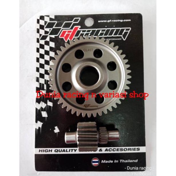 Paling Laris.. Gigi Rasio Honda Beat Scoopy Vario 110 Spacy Beat Fi GF Racing Thailand