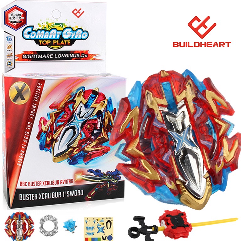 Best Seller.. BUILDHEART Gasing Beyblade Mainan Gangsing Beyblade Murah Gyro Spinning Top Launcher