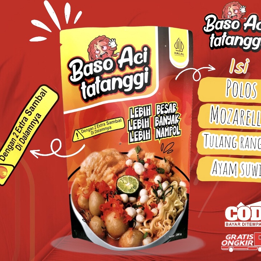 

FLQF9857 Terbaru Baso Aci Tulang Rangu Mozarella Ayam Suwir Suir Polos Bacitul Tatanggi Terpedas Terkumplit Bakso Boci Bacil Murah Terlaris Makanan Cemilan Instan Cilok Jajanan Bandung