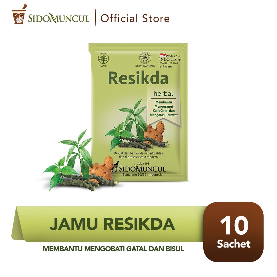 

PALING DIMINATI Sido Muncul Jamu Resikda 10's - Obat Herbal Gatal dan Bisul