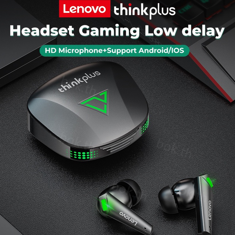 Siap Kirim.. 100% Ori Thinkplus Lenovo Heatset Bluetooth 5.3 Headset Game nirkabel Low Latency with 