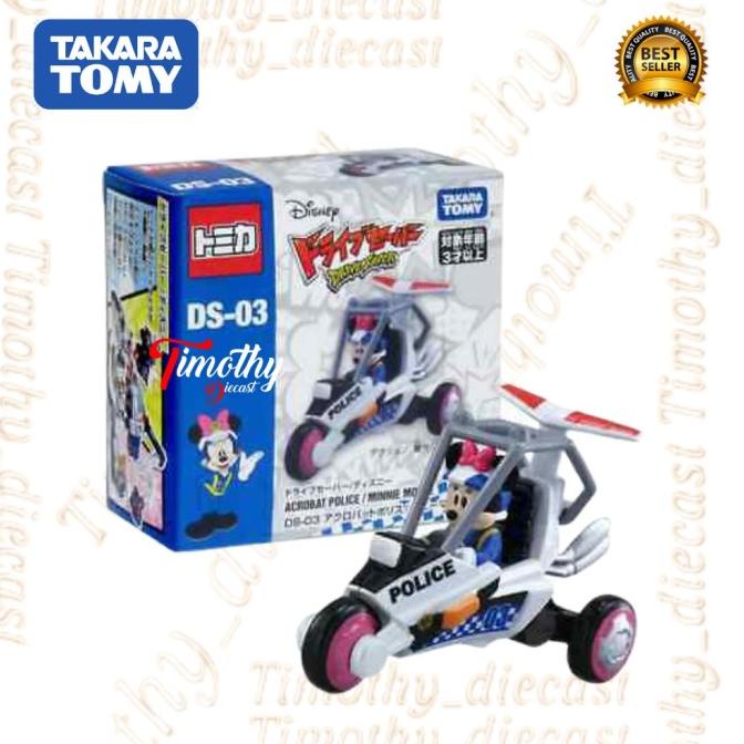 Tomica Disney Drive Saver DS03 Acrobat Police Minnie Mouse