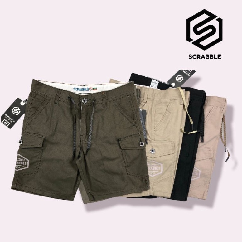 Ready Stok.. Celana pendek celana cargo di atas lutut branded full tag full acc ZF9