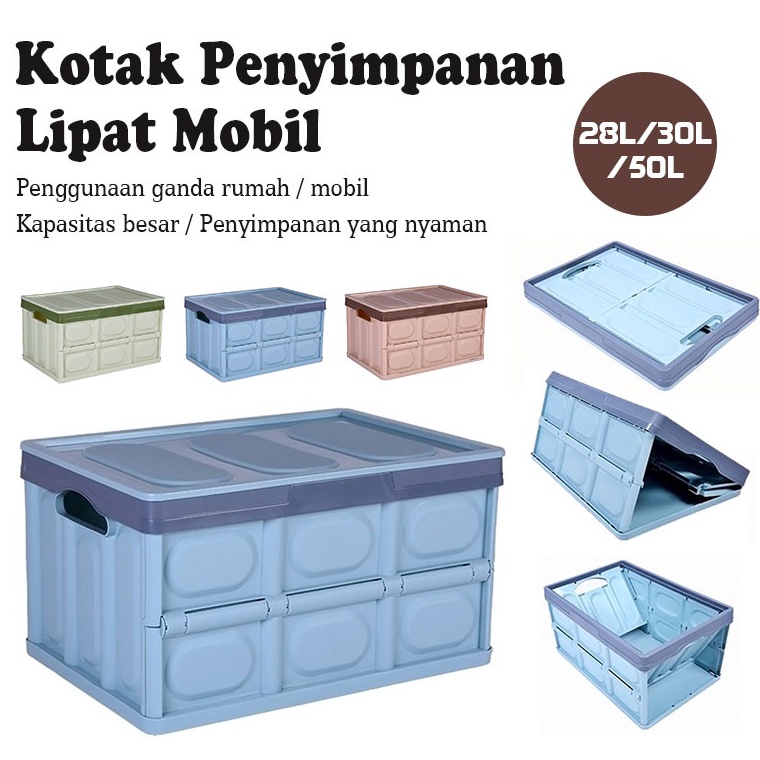 CHEKOUT. Lipat Kotak Penyimpanan Plastik Kotak Penyimpanan Bagasi Mobil Kotak Penyimpanan Berkemah D