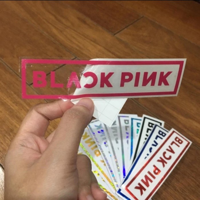 

CUTTING STICKER KPOP BLACKPINK LOGO