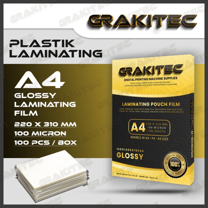 Laminating Film A4 / Plastik Laminating / Laminating Pouch / Laminasi