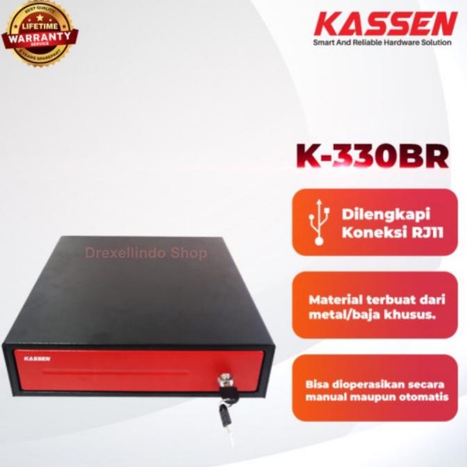 Cash drawer laci kasir KASSEN K330 K-330 BR